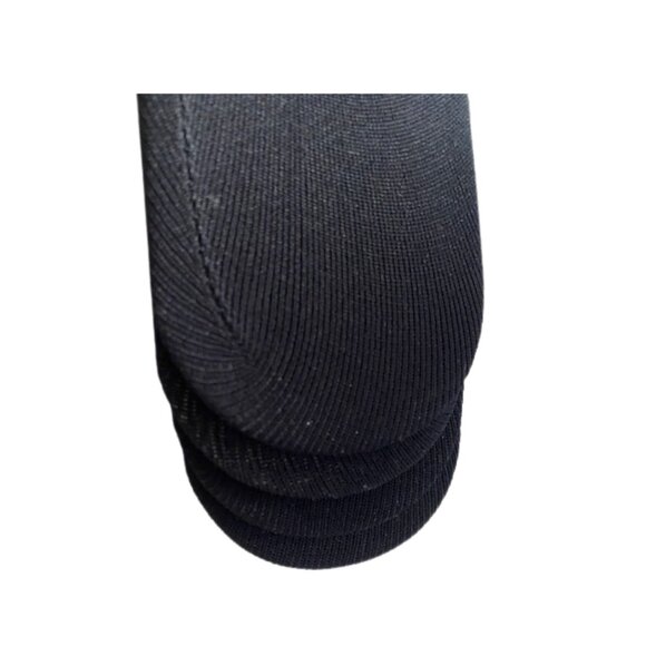 PEDS 12 PAIR Black Hi Cut NO SHOW Soft Sport Liner Socks - Contour Heel and Toe - Picture 4 of 7